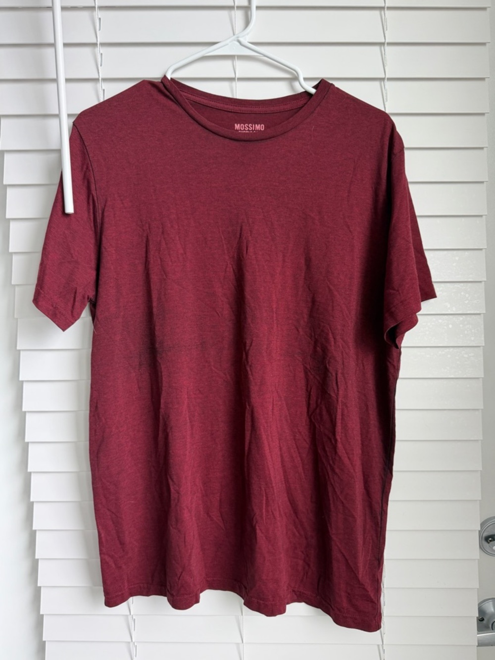Men’s Mossimo Supply Co. Crew Neck Tee in Burgundy